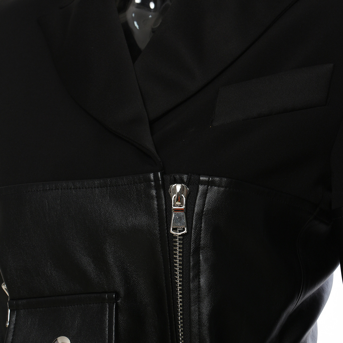 women's ruffle splicing jacket