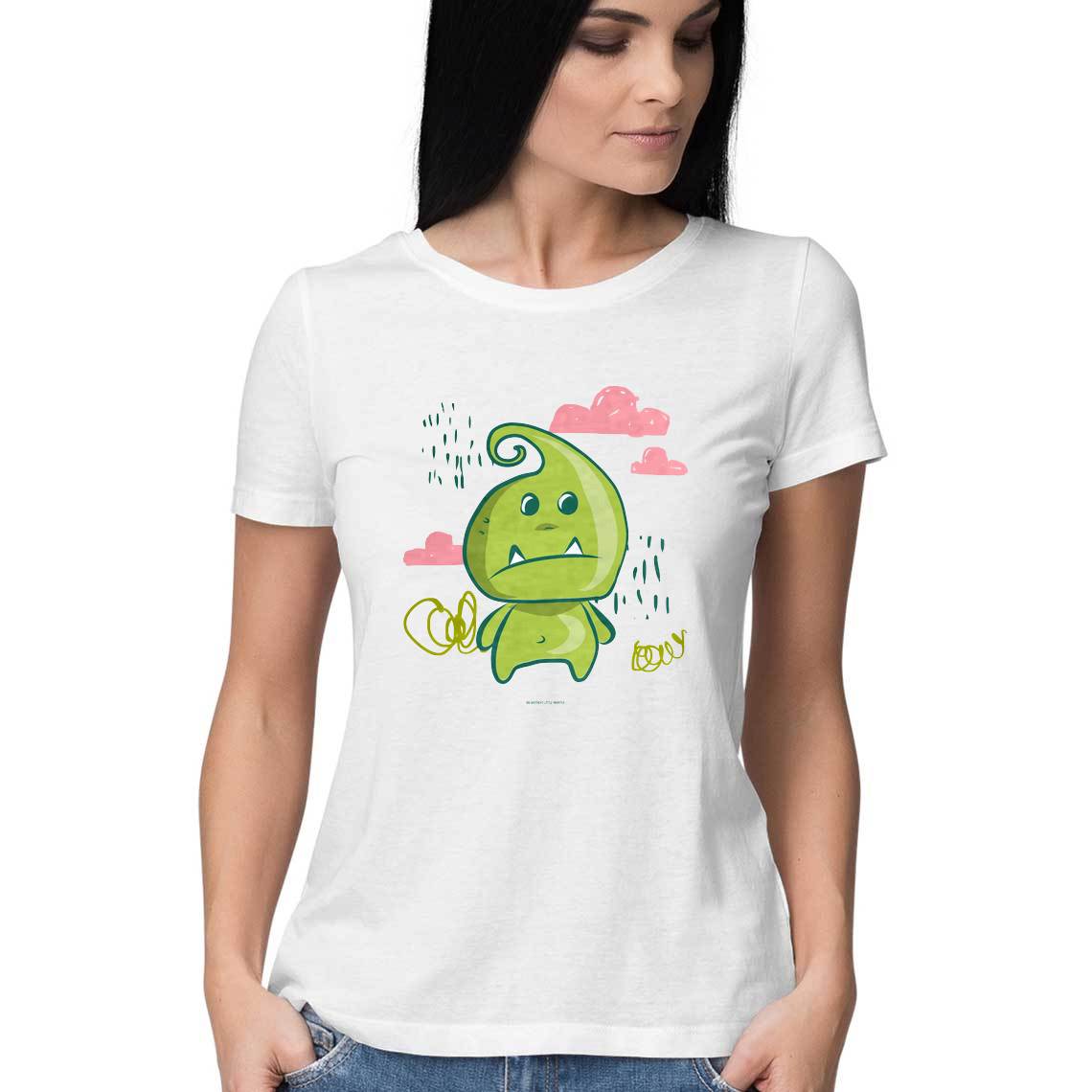 Lil Green Monster - Women's Tee