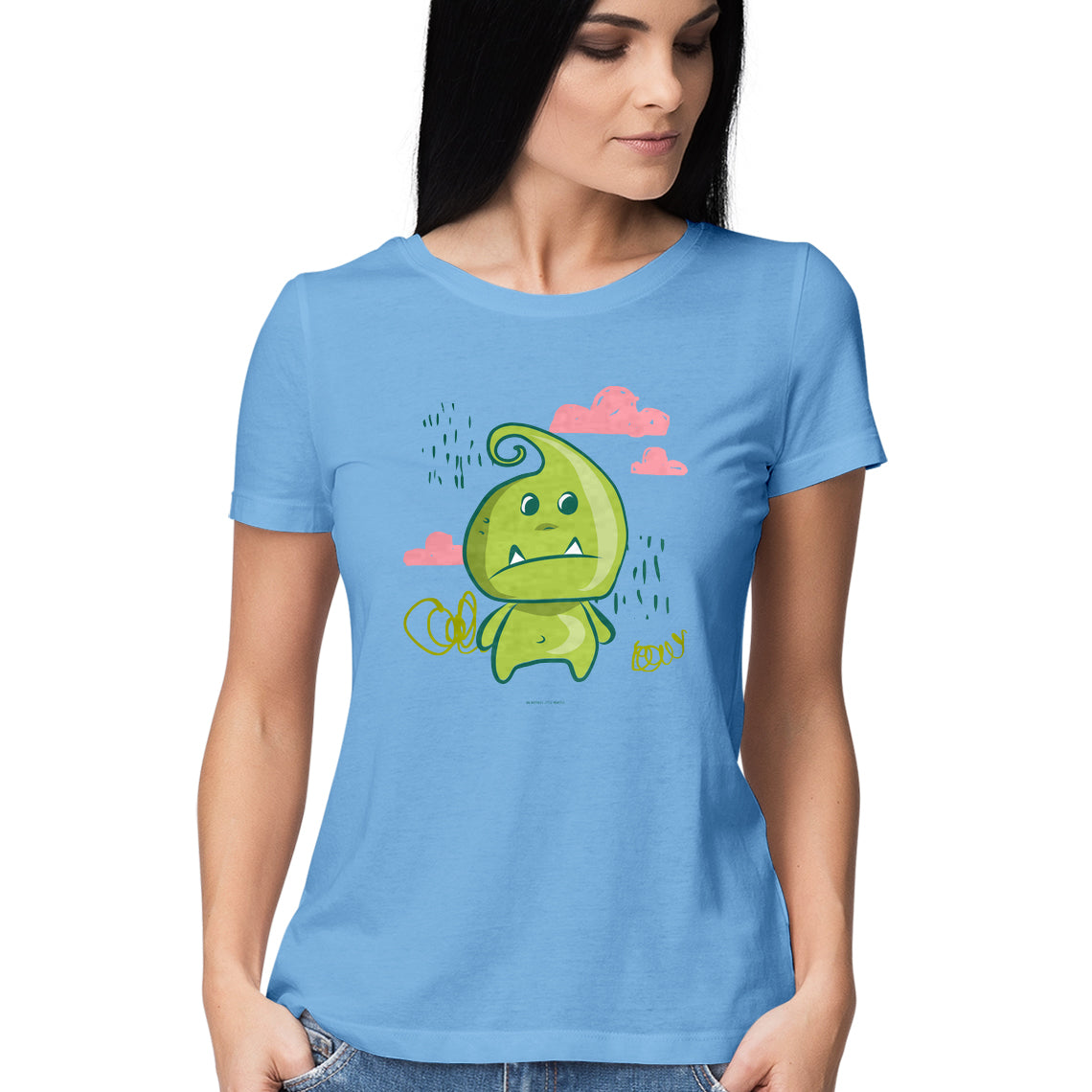Lil Green Monster - Women's Tee