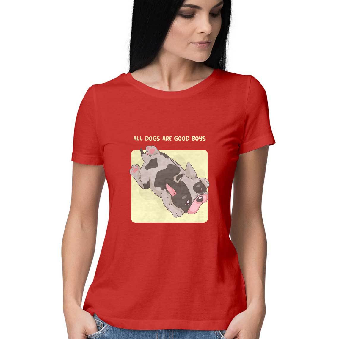 All Dogs Are Good Boys - Women's Teee