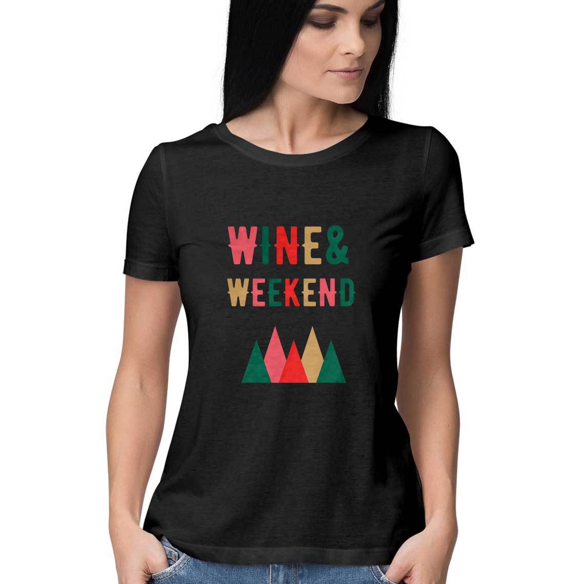 Wine & Weekends - Women's Tee