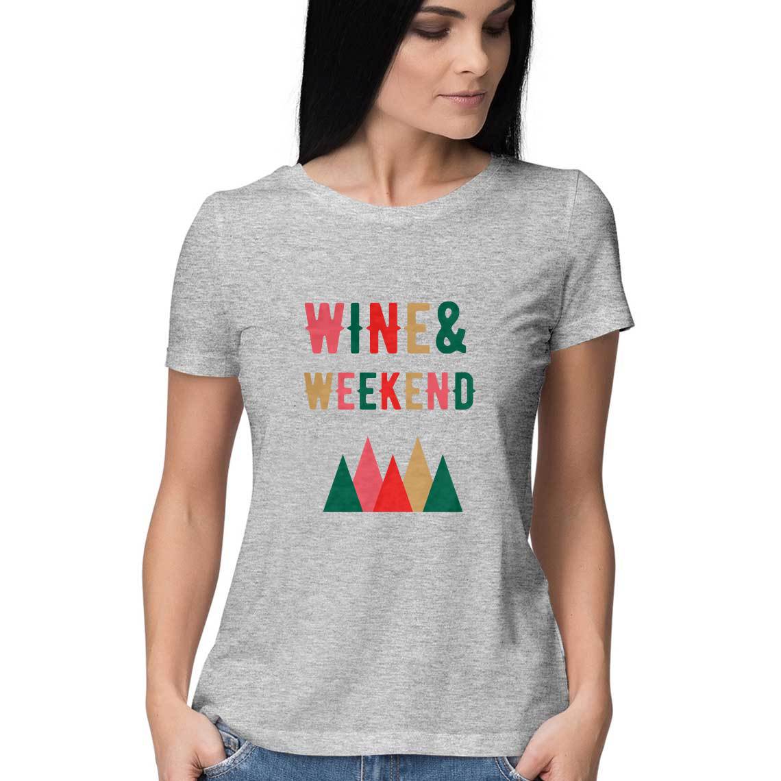 Wine & Weekends - Women's Tee