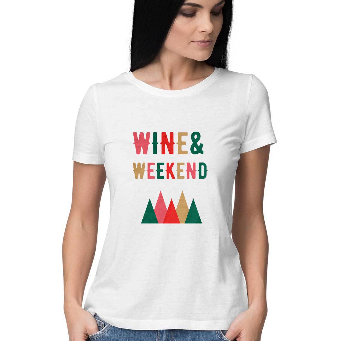 Wine & Weekends - Women's Tee