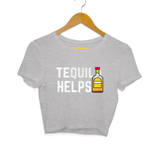 Tequila Helps   - Women's Crop Top