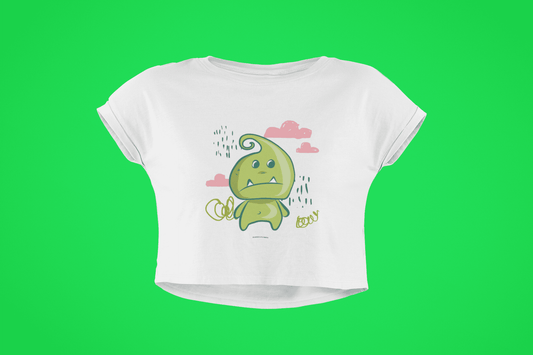Lil Green Monster - Women's Crop Top