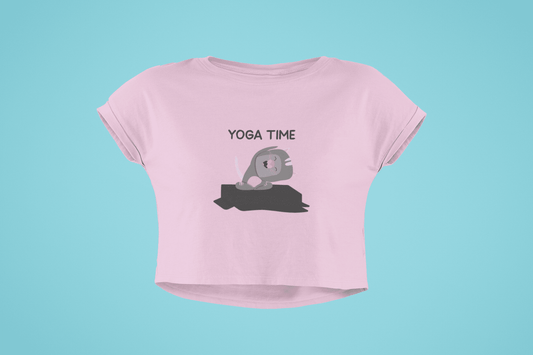 Yoga Time - Women's Crop Top